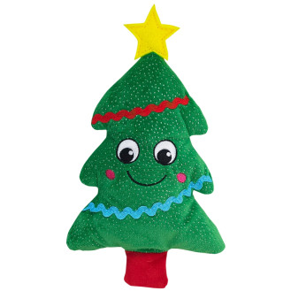 Nobby Xmas Plush Tree Новогодние мягкие игрушки для собак Рождественская Елка с пищалкой
