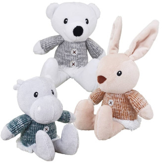 Nobby Plush Animals М'яка іграшка для собак Тварини з пищалкою