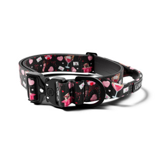 BullyBillows Combat Collar Handle 4 cm Edition Love Усиленный тактический ошейник с ручкой и рывковым замком для собак