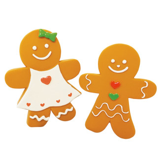 Nobby Xmas Aroma Gingerbread Couple Новогодние игрушки для собак Пряничные Человечки с ароматом корицы и ванили