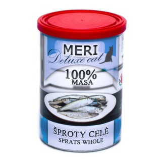 FALCO MERI Deluxe Cat 100% Fish Whole Sprats Консервована риба для котів Цілі Шпроти