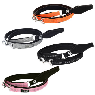 BullyBillows Active Light Lead Світловідбиваючий м'який повідець для собак з посиленим карабіном