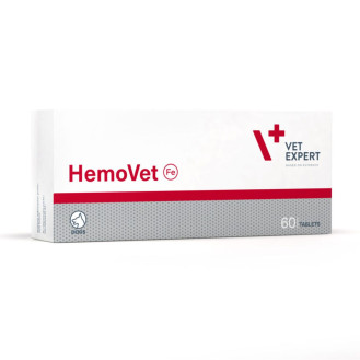 VetExpert HemoVet Комплексная добавка для взрослых собак при нарушениях кроветворения и симптомах анемии