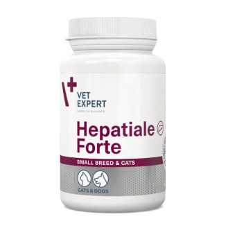 VetExpert Hepatiale Forte Small Breed & Cats Комплексна добавка для собак маленьких порід та котів для відновлення функцій печінки