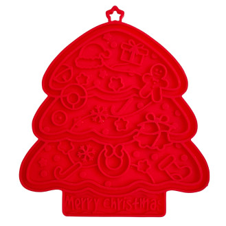 Nobby Xmas Leak Mat Christmas Tree Новогодний коврик для вылизывания Елочка для собак и котов