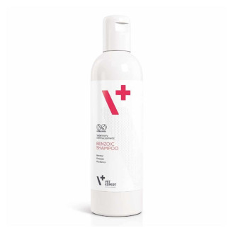 VetExpert Benzoic Shampoo Антибактеріальний протигрибковий шампунь для собак та котів із жирною шкірою