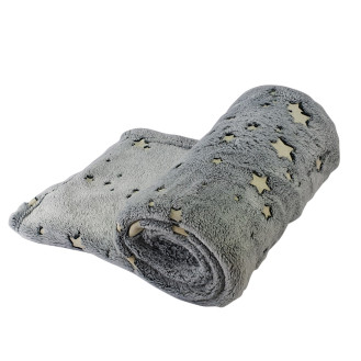 Nobby Xmas Star Plaid Новогодний мягкий плед для собак и котов Звезда, которая светится ночью