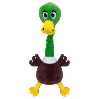 KONG Shakers Bobz Mallard Мягкая игрушка для собак Утка Мулард с пищалкой