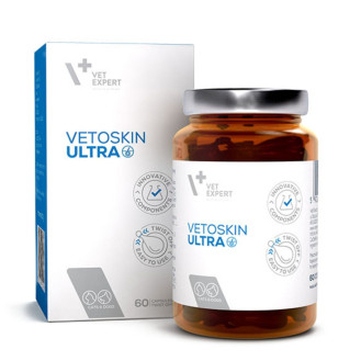 VetExpert VetoSkin Ultra Комплексна добавка для підтримки та регенерації шкіри собак та котів