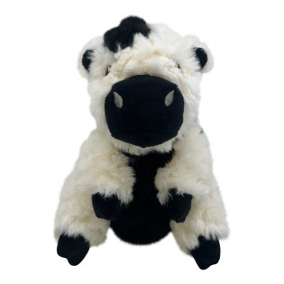 KONG Comfort Tykes Cow Мягкая игрушка для собак Теленок со съемной пищалкой