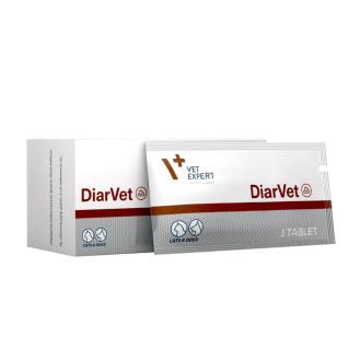 VetExpert DiarVet Dogs & Cats Пігулки для собак та котів при гострій або важкій діареї