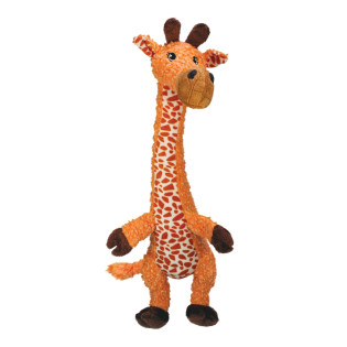 KONG Shakers Luvs Giraffe Большая мягкая игрушка для собак Жираф с пищалкой KONG Shakers Luvs Giraffe Большая мягкая игрушка для собак Жираф с пищалкой