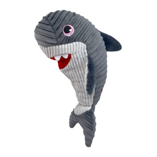 KONG CuteSeas Rufflez Shark Мягкая игрушка для собак Акула с громкой пищалкой