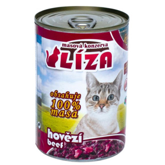 FALCO LIZA Big Cat 100% Meat Beef Консервированное мясо для кошек крупных пород Ассорти из Говядины
