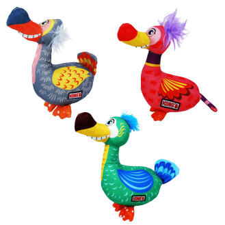 KONG Ballistic Vibez Birds Сверхпрочная игрушка для собак Мягкая Текстурированная Птица с пищалкой