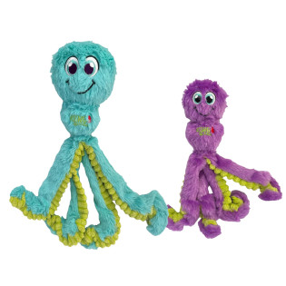 KONG Wubba Octopus Игрушка для собак Интерактивный Вубба Осьминог с пищалкой