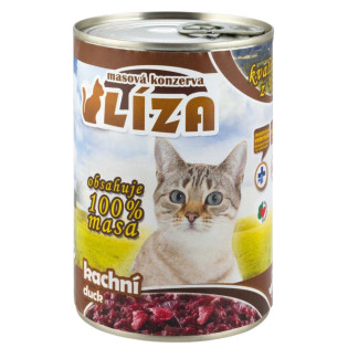 FALCO LIZA Big Cat 100% Meat Duck Консервированное мясо для кошек крупных пород Ассорти из Утки