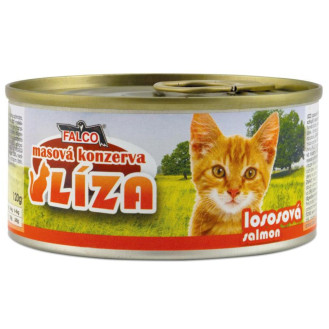 FALCO LIZA Cat 100% Meat Salmon Консервированное мясо для котов Ассорти из Лосося