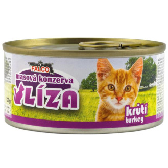 FALCO LIZA Cat 100% Meat Turkey Консервированное мясо для котов Ассорти из Индейки