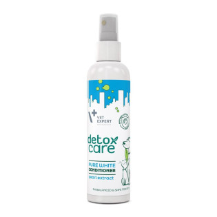 VetExpert Detox Care Pure White Conditioner Чисто-білий кондиціонер для собак та котів зі світлою або білою шерстю