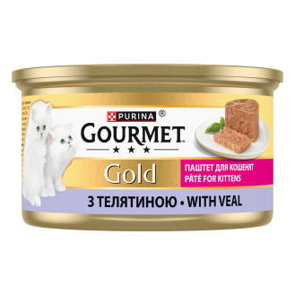 Purina Gourmet Gold Pate Kitten Veal Консерва для котят Паштет с Телятиной