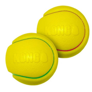 KONG Squeezz Tennis Balls Плавающая игрушка для собак Прочный Мяч с пищалкой