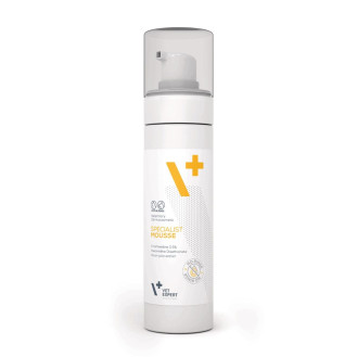 VetExpert Specialist Mousse Антибактеріальний протигрибковий сухий шампунь для собак та котів
