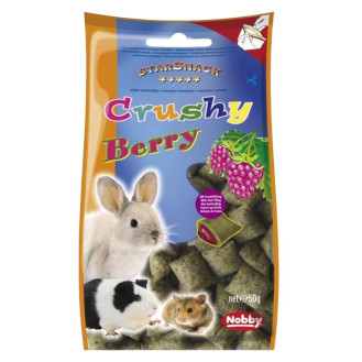 Nobby StarSnack Crushy Berry Лакомства для грызунов Подушечки с Лесными Ягодами