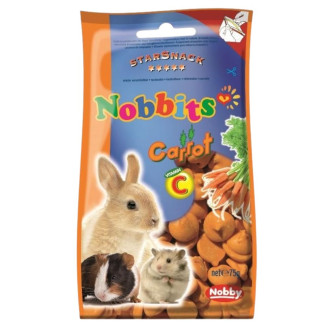 Nobby StarSnack Nobbits Carrot Ласощі для гризунів Дропси з Морквою
