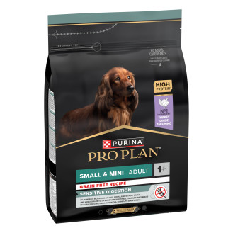 Purina Pro Plan Small & Mini Adult 1+ Grain Free Adult Turkey Беззерновий сухий корм для собак маленьких порід з Індичкою