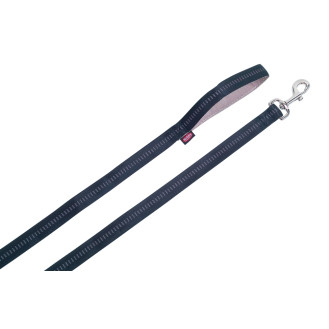 Nobby Soft Grip 120 Leash Нейлоновый поводок с мягкой подкладкой для собак с чувствительной кожей (Black XS)