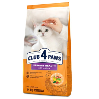 Club 4 Paws Premium Urinary Health Сухий корм для підтримки здоров'я сечовидільної системи котів з Куркою