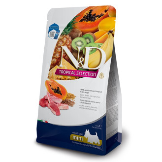 Farmina N&D AG Tropical Selection Mini Adult Lamb Сухой корм для собак маленьких пород с Ягненком, Злаками и Фруктами
