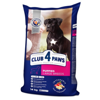 Club 4 Paws Premium Puppies Large Breeds Сухий корм для цуценят великих порід з Куркою