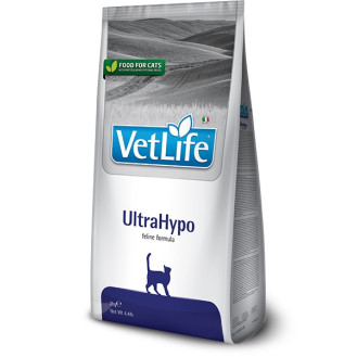 Farmina Vet Life UltraHypo Cat Сухой лечебный корм для котов при пищевой непереносимости и аллергии