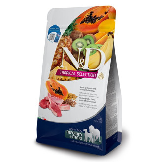 Farmina N&D AG Tropical Selection Medium & Maxi Adult Lamb Сухой корм для собак с Ягненком, Злаками и Фруктами
