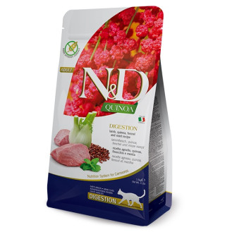 Farmina N&D Digestion Lamb Беззерновой сухой корм для котов с чувствительным пищеварением с Ягненком