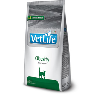 Farmina Vet Life Obesity Cat Сухой лечебный корм для котов с избыточным весом и ожирением