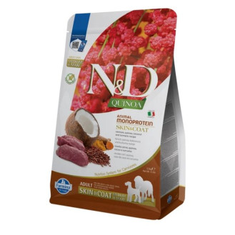 Farmina N&D Quinoa Skin & Coat Medium & Maxi Venison Беззерновой сухой корм для здоровья кожи и шерсти собак с Олениной
