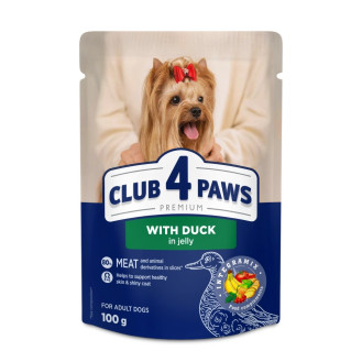 Club 4 Paws Premium Small Breeds Adult Duck in Jelly Вологий корм для собак маленьких порід Качка в желе