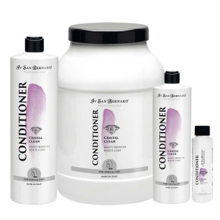 Iv San Bernard Traditional Line Cristal Clean Conditioner Отбеливающий кондиционер для собак и котов со светлой шерстью