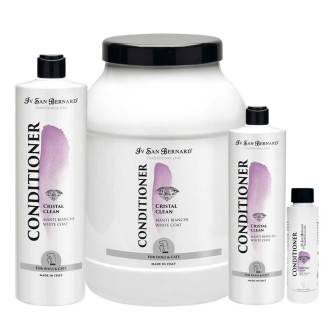 Iv San Bernard Traditional Line Cristal Clean Conditioner Отбеливающий кондиционер для собак и котов со светлой шерстью