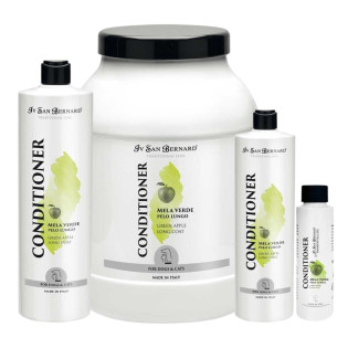 Iv San Bernard Traditional Line Green Apple Conditioner Смягчающий кондиционер для длинношерстных собак и котов Яблоко