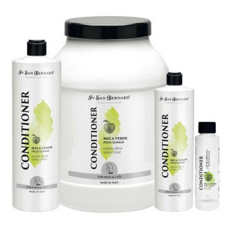 Iv San Bernard Traditional Line Green Apple Conditioner Смягчающий кондиционер для длинношерстных собак и котов Яблоко