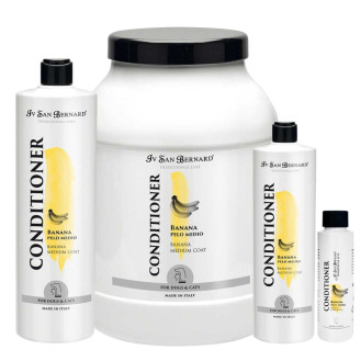 Iv San Bernard Traditional Line Banana Conditioner Смягчающий кондиционер для собак и котов со средней шерстью Банан