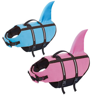 Nobby Swimming Vest Sharki Рятувальний жилет для собак зі світловідбиваючими смугами та додатковою ручкою