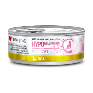 Disugual Metabolic Balance Diet Cat Hypoallergenic Goose Вологий лікувальний корм для котів при алергії Паштет з Гусака
