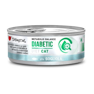 Disugual Metabolic Balance Diet Cat Diabetic Sole Fish Вологий лікувальний корм для котів з цукровим діабетом Паштет з Морського Язика