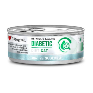 Disugual Metabolic Balance Diet Cat Diabetic Sole Fish Вологий лікувальний корм для котів з цукровим діабетом Паштет з Морського Язика