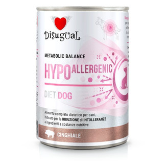 Disugual Metabolic Balance Diet Dog Hypoallergenic Boar Вологий лікувальний корм для собак при алергії Паштет з Кабана